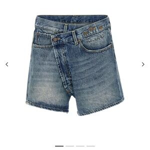 R13 Blue Jean Shorts